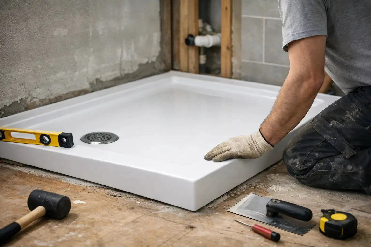How to Install Shower Base Properly