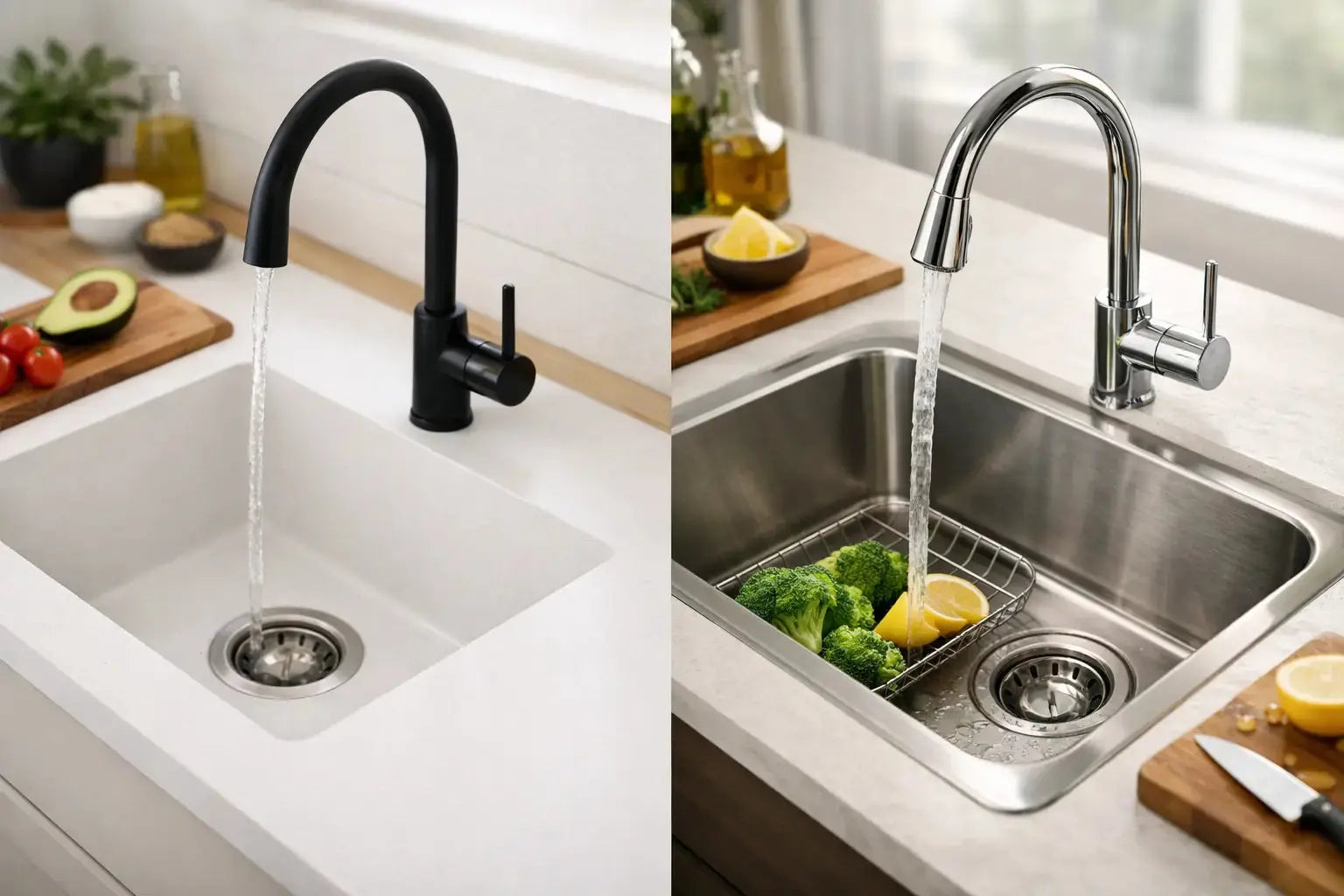 Quartz Sink vs Stainless Steel for Your Kitchen