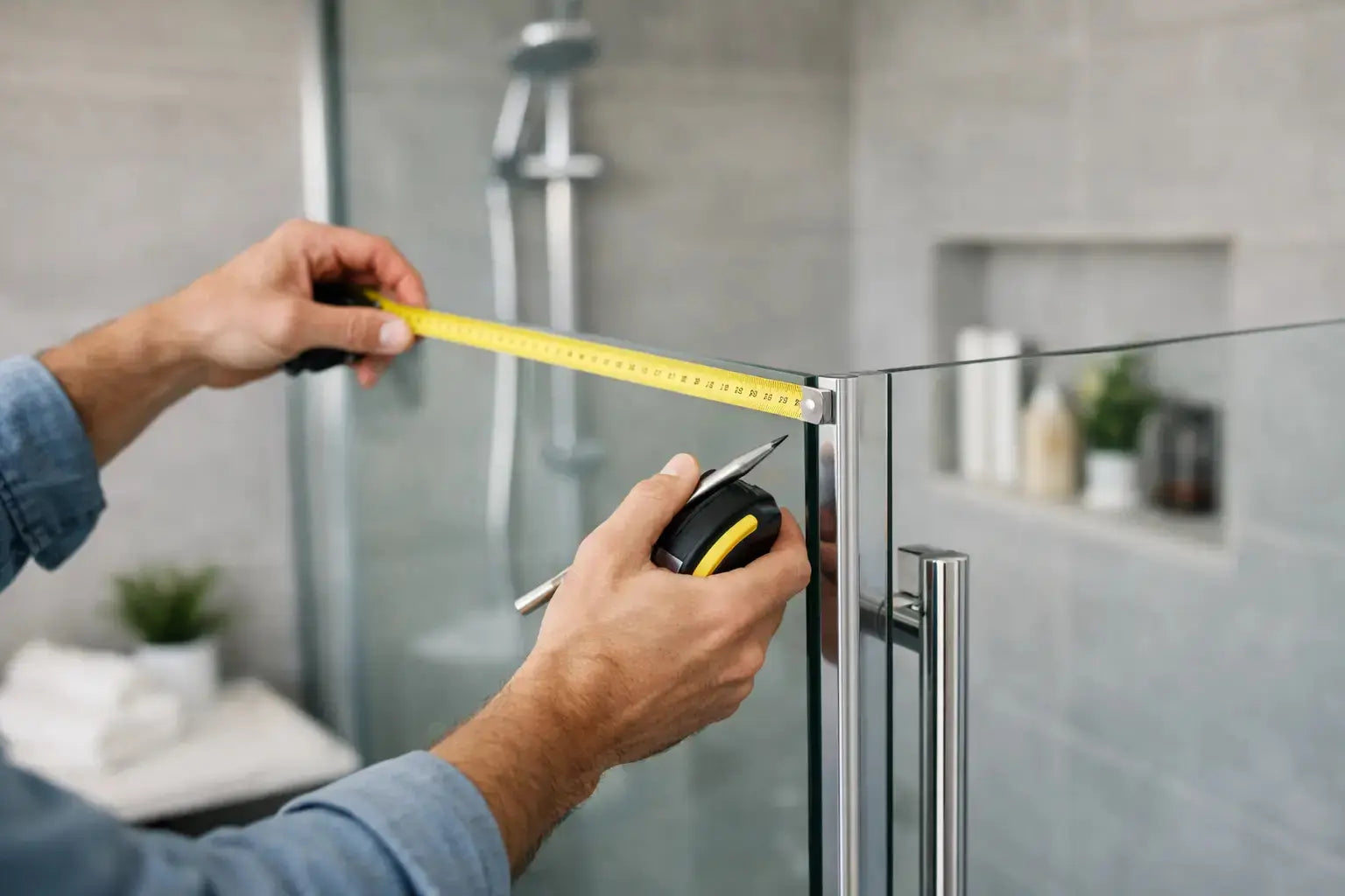 What Size Shower Door Do I Need? Measure It Right