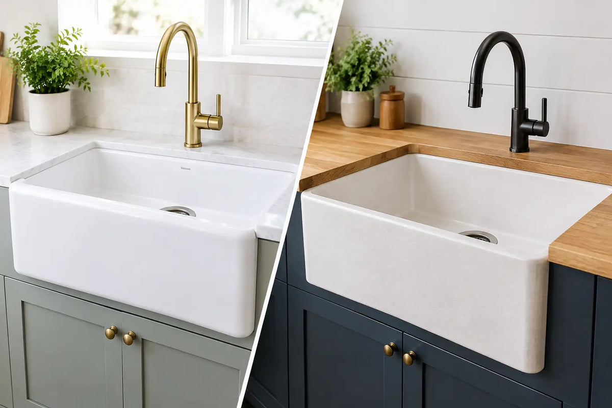 Ceramic Versus Fireclay Sinks: Which Is Better?