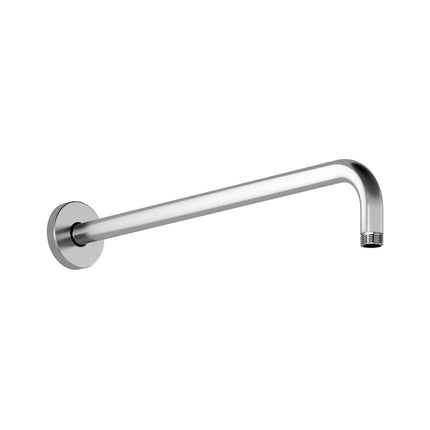 Kalia 421mm (16 9/16'') 90⁰ Wall Arm with Round Flange Chrome 105008-110 - Plumbing Market