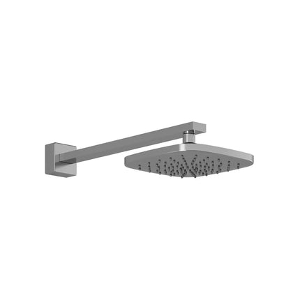 Kalia GRAFIK 195mm (7 11/16'') Rainhead and 406mm (16'') 90 Degrees Wallarm Chrome BF1392-110 - Plumbing Market