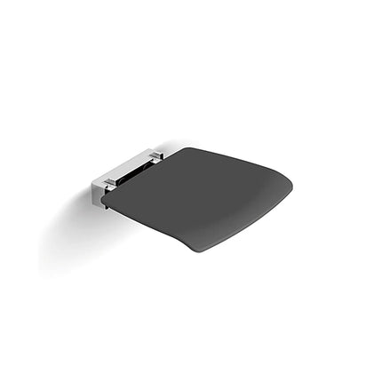 Zitta Charcoal wall seat 14 5/8'' x 14 13/16'', Zitta collection AS00277 - Plumbing Market