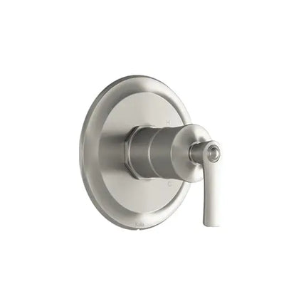 Kalia RUSTIK 1/2'' Pressure Balance Valve and Decorative Trim Pure Nickel PVD BF1522-125 - Plumbing Market