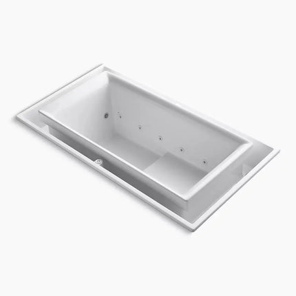 Kohler sok 63" x 31-1/2" drop-in Effervescence bath with chromatherapy and left-hand drain K-1189-C1-0 - Plumbing Market