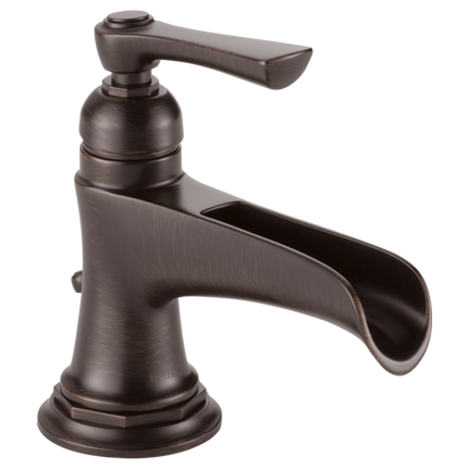 Brizo Single-Handle Lavatory Faucet with Channel Spout 1.2 GPM 65061LF-RB-ECO - Plumbing Market