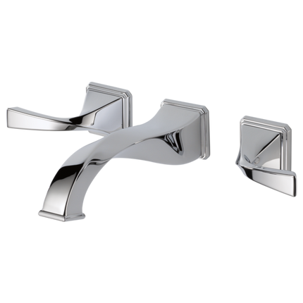 Brizo Two-Handle Wall Mount Lavatory Faucet 1.5 GPM 65830LF-PC - Plumbing Market