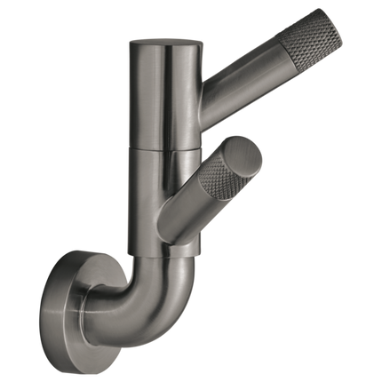 Brizo Rotating Double Robe Hook With Knurling 693537-SL - Plumbing Market