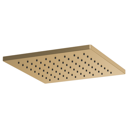 Brizo 12" Linear Square Single-Function Raincan Shower Head - 1.75 GPM 81399-GL - Plumbing Market