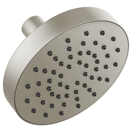 Brizo 5" Linear Round Single-Function Wall Mount Shower Head - 2.5 GPM 82392-NK-2.5 - Plumbing Market