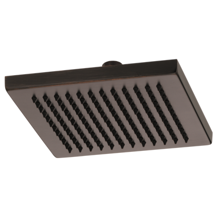 Brizo 8" Linear Square Single-Function Raincan Shower Head - 2.5 GPM 83341-RB-2.5 - Plumbing Market