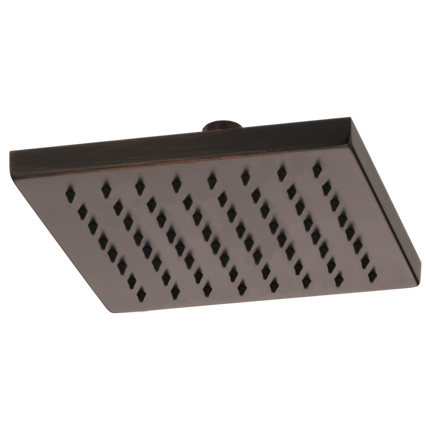 Brizo 8" Linear Square Single-Function Raincan Shower Head - 1.75 GPM 83341-RB - Plumbing Market