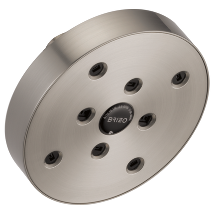 Brizo 5" Linear Round H<sub>2</sub>Okinetic<sup>®</sup> Single Function Wall Mount Showerhead 87375-NK - Plumbing Market