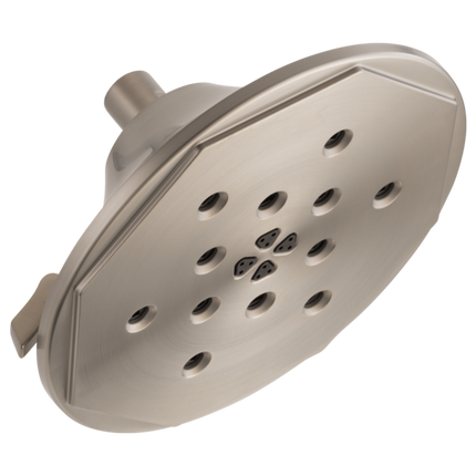 Brizo 8” H<sub>2</sub>Okinetic<sup>®</sup> Round Multi-Function Wall Mount Showerhead 87461-NK - Plumbing Market