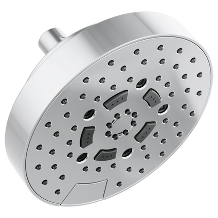Brizo 7" Linear Round H2Okinetic® Multi-Function Wall Mount Shower Head - 1.75 GPM 87492-PC - Plumbing Market