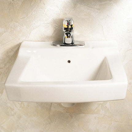 American Standard Declyn Wall-Hung Sink With 4-Inch Centerset, Wall Hanger Included 321026.02 - Plumbing Market