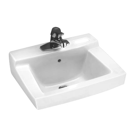 American Standard Declyn Wall-Hung Sink With 4-Inch Centerset, for Concealed Arms 321075.02 - Plumbing Market