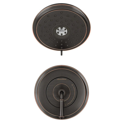 American Standard Delancey 1.8 gpm/6.8 L/min Shower Trim Kit With Water-Saving 4-Function Showerhead and Lever Handle TU052507.278 - Plumbing Market