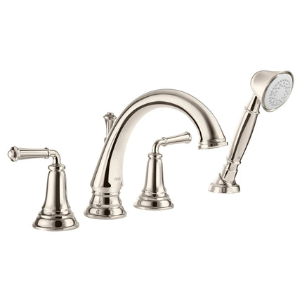 American Standard Delancey Bathtub Faucet With Lever Handles and Personal Shower for Flash Rough-In Valve T052901.013 - Plumbing Market