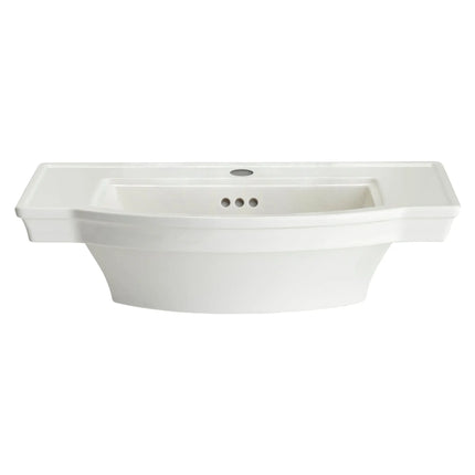 American Standard Estate Center Hole Only Pedestal Sink Top 900001.02 - Plumbing Market