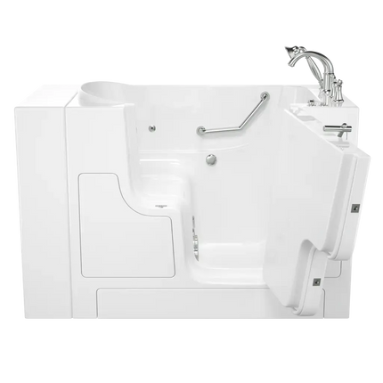 American Standard Gelcoat Value Series 30 x 52-Inch Walk-in Tub With Whirlpool System - Right-Hand Drain With Faucet C3052OD.709.WRW-PC - Plumbing Market