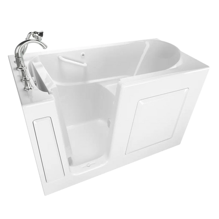 American Standard Gelcoat Value Series 30 x 60-Inch Walk-in Tub With Soaking Bath - Left-Hand Drain With Faucet C3060.509.SLW - Plumbing Market