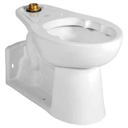American Standard Priolo 1.1 – 1.6 gpf (4.2 – 6.0 Lpf) Chair Height Top Spud Back Outlet Elongated EverClean Bowl With Bedpan Lugs 3696001.02 - Plumbing Market