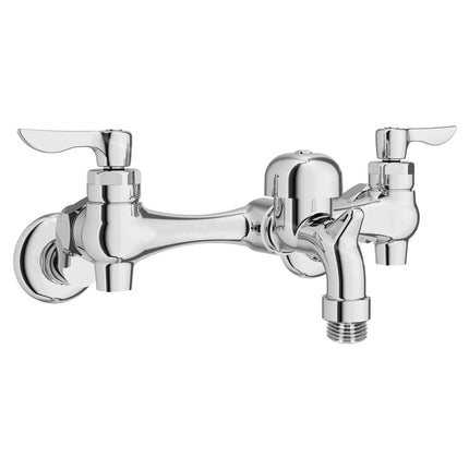 American Standard Wall-Mount Service Sink Faucet With 3-Inch Vacuum Breaker Spout and Offset Shanks 8351076.002 - Plumbing Market