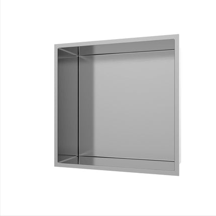 Aquaflo Cube 12" Stainless Steel Shower Niche - Plumbing Market