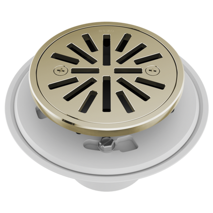Brizo 4" Tile-In Round Shower Drain BT061414-PN - Plumbing Market