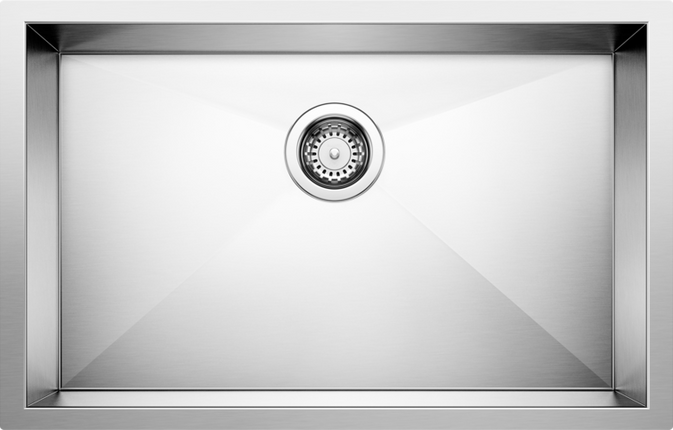 Blanco QUATRUS R0 U 28 Large Stainless Steel Kitchen Sinks - Plumbing Market