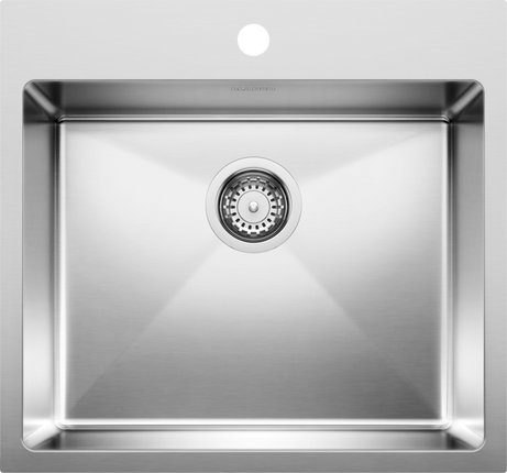 Blanco QUATRUS R15 Drop-in 22 Stainless Steel Kitchen Sinks - Plumbing Market