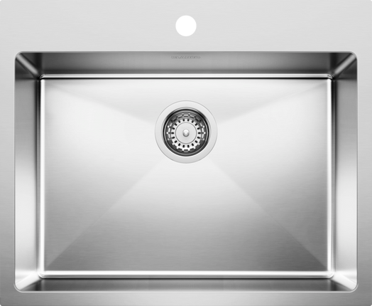 Blanco QUATRUS R15 Drop-in 25 Stainless Steel Kitchen Sinks - Plumbing Market