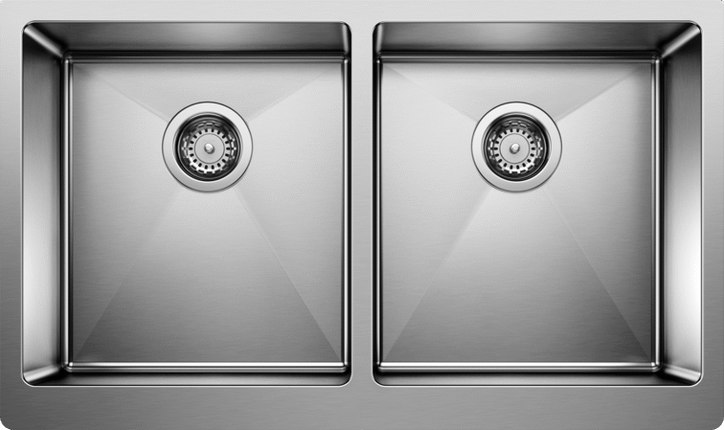Blanco QUATRUS R15 U 2 Apron Stainless Steel Kitchen Sinks - Plumbing Market