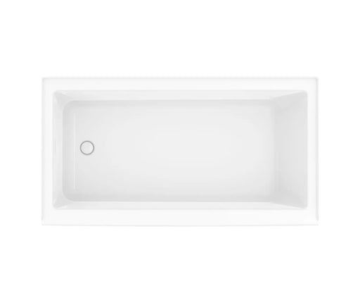 Bosca 6032 AFR Acrylic Alcove Left-Hand Drain Bathtub in White - Plumbing Market