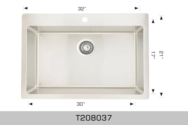 Bosco Builder Series 32" x 21" Drop In T208037 - Plumbing Market