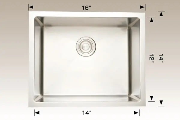 Bosco Deluxe Series 16" x 14" Radius Corner 203342 - Plumbing Market