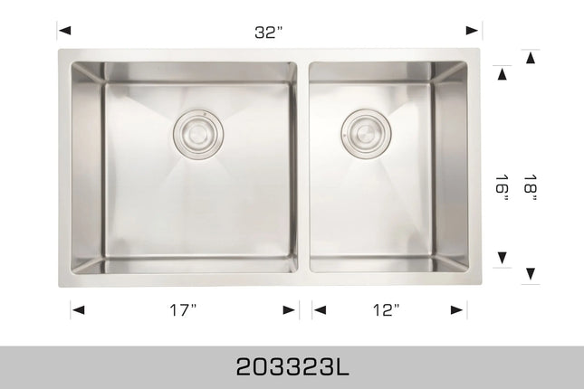 Bosco Deluxe Series - Radius Corner 203323L - Plumbing Market