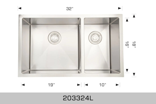 Bosco Deluxe Series - Radius Corner 203324L - Plumbing Market
