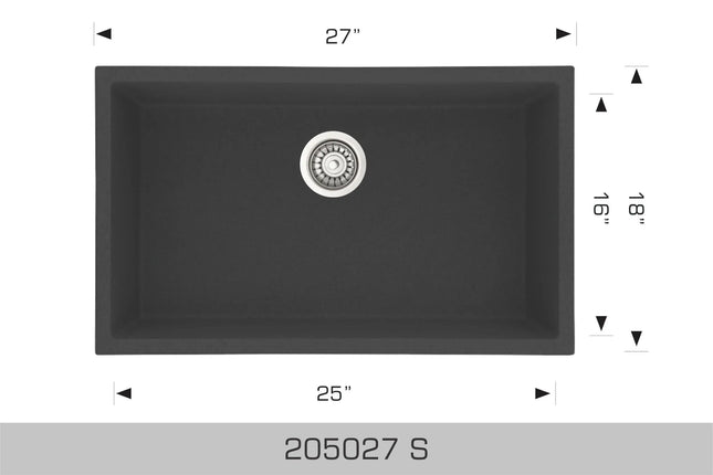 Bosco Granite Series - Undermount Sink 205027S - Plumbing Market
