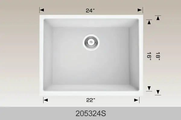 Bosco Granite Series - Undermount Sink 205324S - Plumbing Market