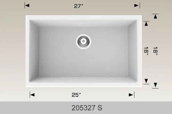 Bosco Granite Series - Undermount Sink 205327S - Plumbing Market