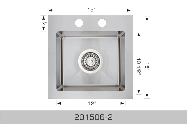 Bosco RV Series - Radius Corner (Drop In) 201506-2 - Plumbing Market