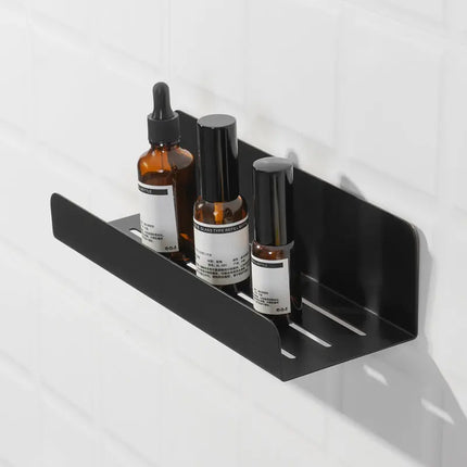 Cleo Shower Storage Shelf 11 x 4 Inches Matte Black - Plumbing Market