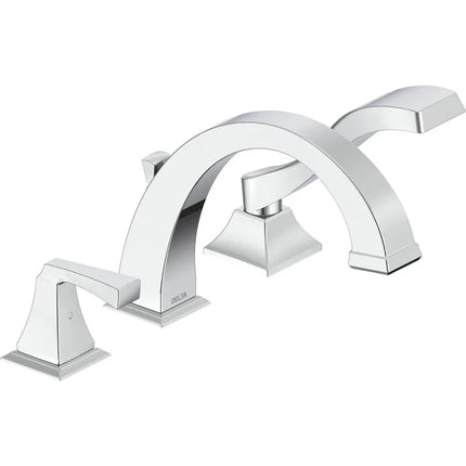 Delta 3 Hole Dryden Roman Tub With Handshower T3751 - Plumbing Market