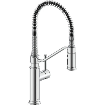 Delta Pulldown Industrial Spring Kitchen Faucet 983LF - Plumbing Market