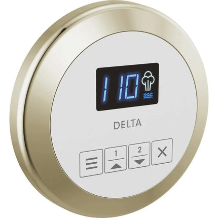 Delta Round Steam Shower Controller Polish Nickel EP103307PNPR - Plumbing Market