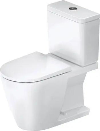 Duravit D-Neo 1.28 GPF Two Piece Elongated Toilet With Seat D4031100 - Plumbing Market
