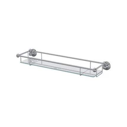 Edwardian™ Wall Mount Tempered Glass Vanity Shelf - Plumbing Market