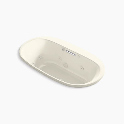 Kohler Underscore 65-1/2" x 35-3/4" drop-in Heated BubbleMassage air bath with whirlpool K-5716-XHGH-96 - Plumbing Market